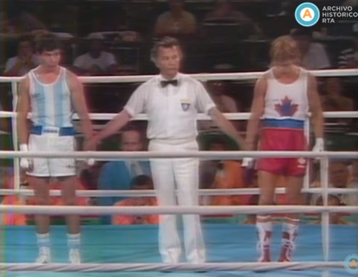 [Juegos Olímpicos de Los Ángeles: derrota de Pedro Décima en boxeo]