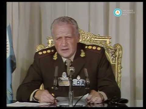 [Cadena nacional: Galtieri comunica la finalización de la Guerra de Malvinas]