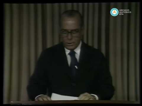 [Vía satélite: mensaje a los argentinos del presidente de Brasil]