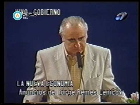 [Conferencia de prensa: Remes Lenicov explica la Ley de Emergencia Pública]