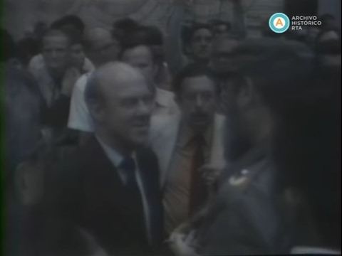 [Guerra de Malvinas: La TVE y la Rai sobre el viaje del canciller Costa Méndez a Cuba]