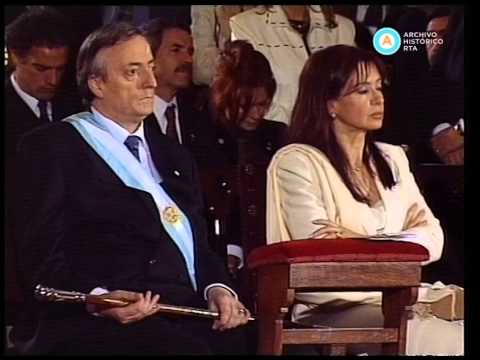 [Asunción presidencial de Néstor Kirchner]