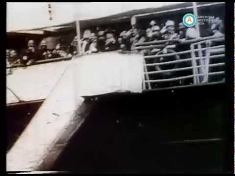 [Llegada de la Infanta Isabel por los festejos del Centenario]