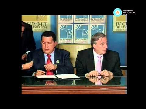 [IV Cumbre de las Américas: Acuerdo bilateral entre Argentina y Venezuela]