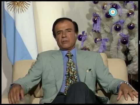 [Cadena nacional: mensaje de fin de año de Carlos Menem]