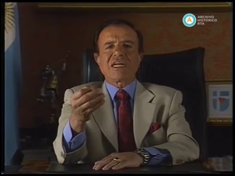 [Cadena nacional: mensaje de Menem tras elecciones legislativas]