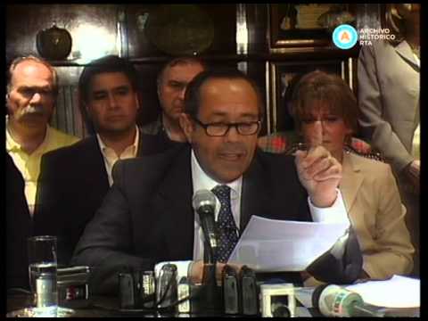 [Cadena nacional: renuncia de Rodríguez Saa y balance de siete días de gobierno]
