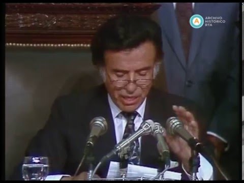 [Cadena nacional: Apertura de Sesiones Ordinarias: Carlos Menem] (incompleto)