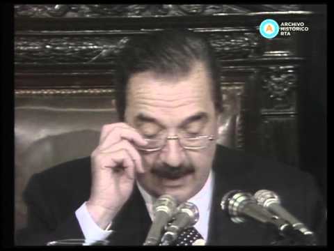 [Cadena nacional: Apertura de Sesiones Ordinarias: Raúl Alfonsín]