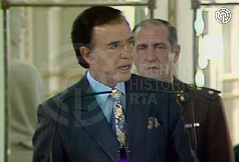 [Anuncios de Carlos Menem para combatir la desocupación]