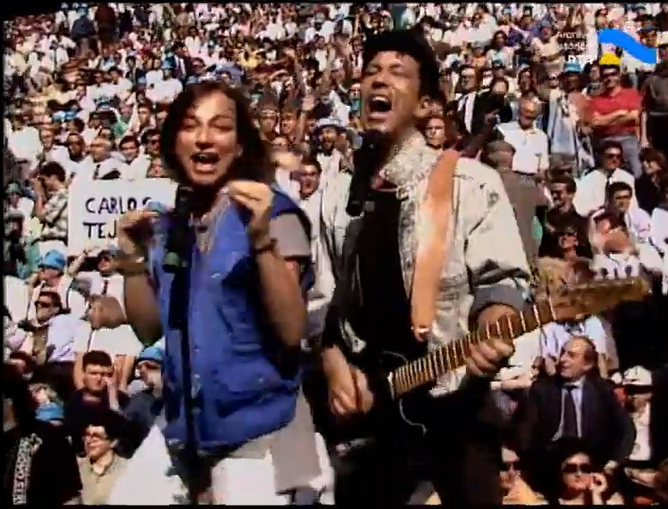 [Ceremonia de apertura del Mundial de Italia 1990]