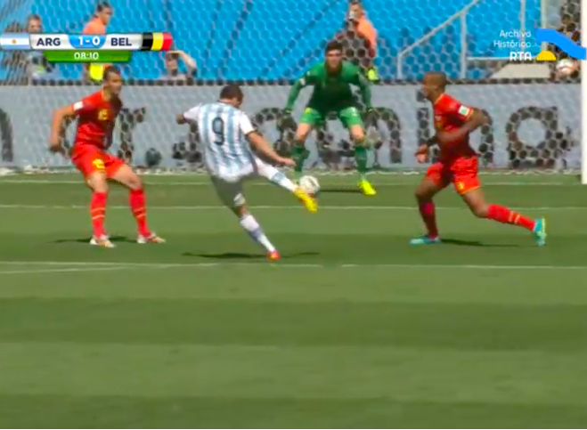 [Mundial FIFA Brasil 2014: cuartos de final, Argentina vs Bélgica]