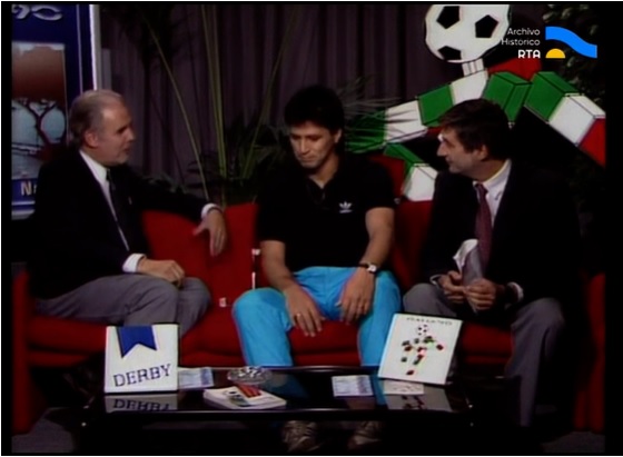 [Mundial FIFA Italia ´90: Postpartido Argentina vs Rumania, notas a Monzón y Bilardo] (incompleta)