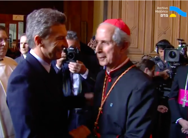 [Misa interreligiosa por el inicio de la presidencia de Mauricio Macri]