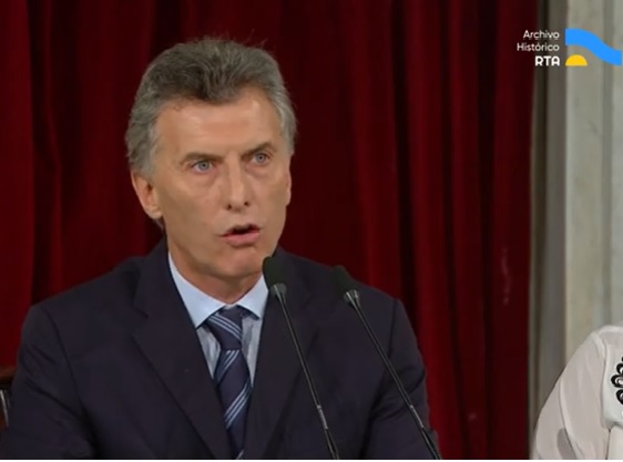 [Cadena nacional: Apertura de Sesiones Ordinarias: Mauricio Macri]