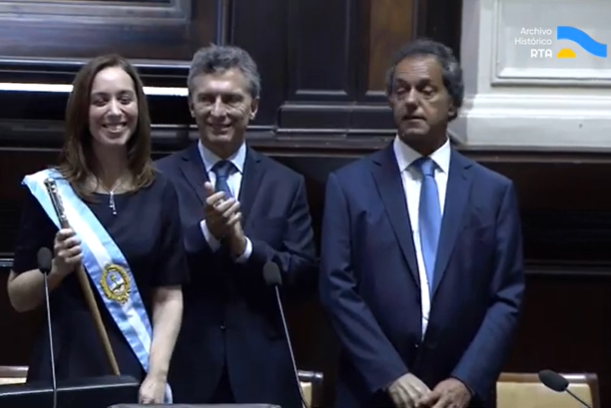 [María Eugenia Vidal asume la gobernación de la provincia de Buenos Aires]