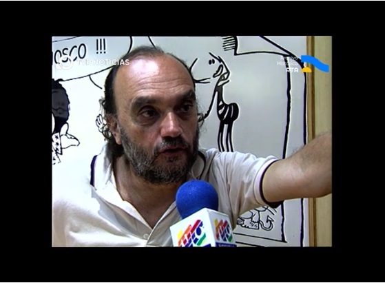 [Roberto Fontanarrosa en la Feria del Libro 1997]