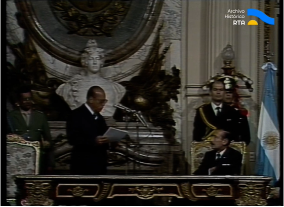 [Cadena nacional: Videla y Figueiredo firman acuerdos bilaterales]