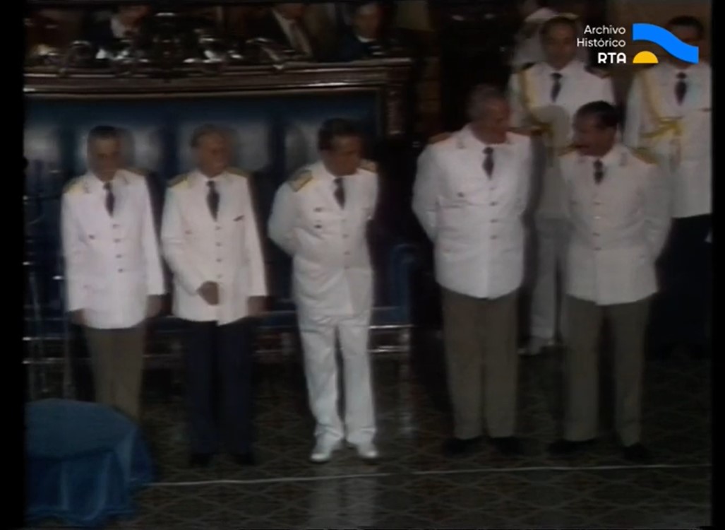 [Cadena nacional: Asunción de Galtieri como miembro de la Junta] (incompleto)