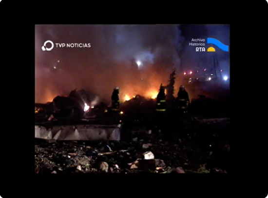 [Accidente de LAPA: primeros minutos de ocurrido el hecho]