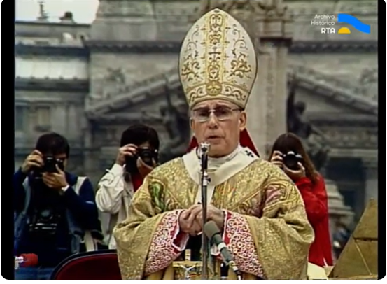 [Misa por el Corpus Christi y la paz entre Argentina y Chile]