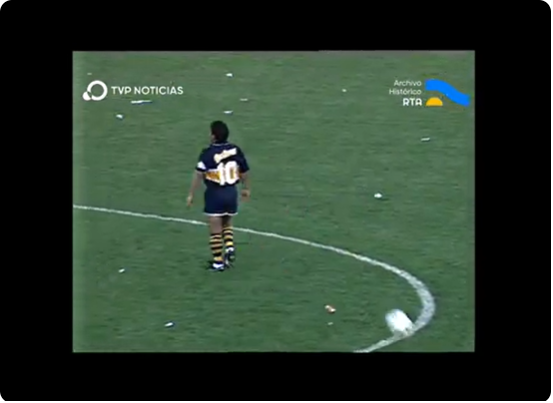 [Auxiliares de noticias: El último superclásico de Maradona]