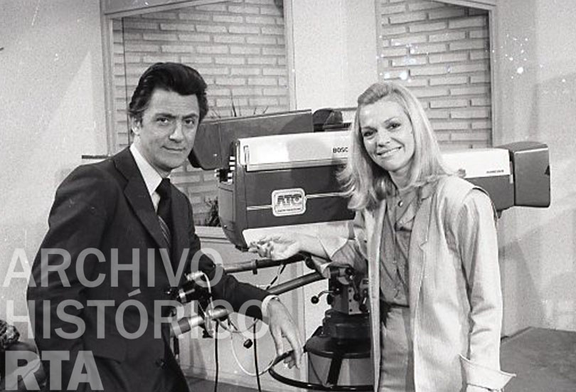 Serie: Programa Mujer Visión. Fernanda Mistral y Lucho Avilés.