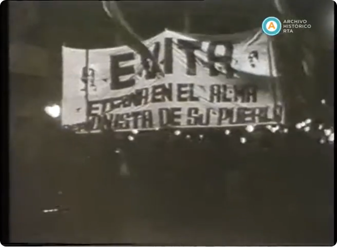 [Fragmento documental sobre violencia política durante los años setenta]